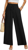 Relaxed Elegance High Waist Flowy Lounge Pants